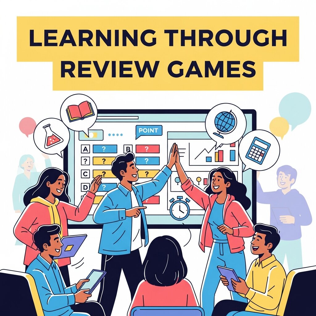 Learning Through Review Games