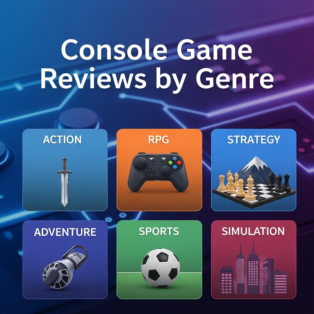 Console game reviews by genre